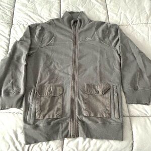 RARE VINTAGE CAFFEINE GRAY ZIP UP JACKET WITH POCKETS XL NEW WITH TAGS